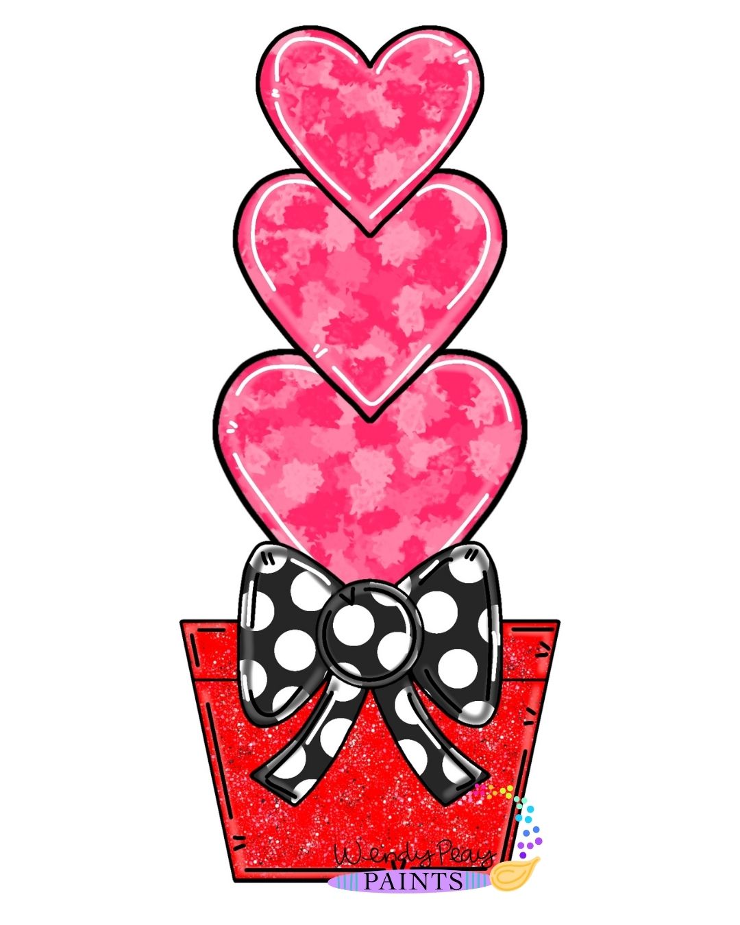Valentine Topiary (WP050)