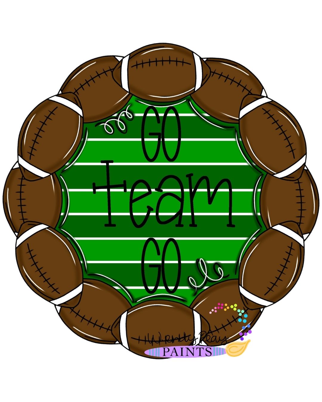 Football Wreath (WP121)