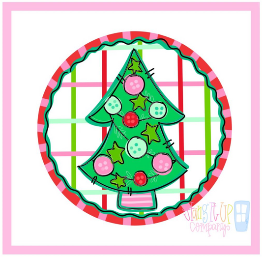 Christmas Tree Round Round (HC1853D)