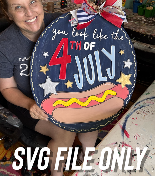 3D 4th Of July Round (PU018-3D)