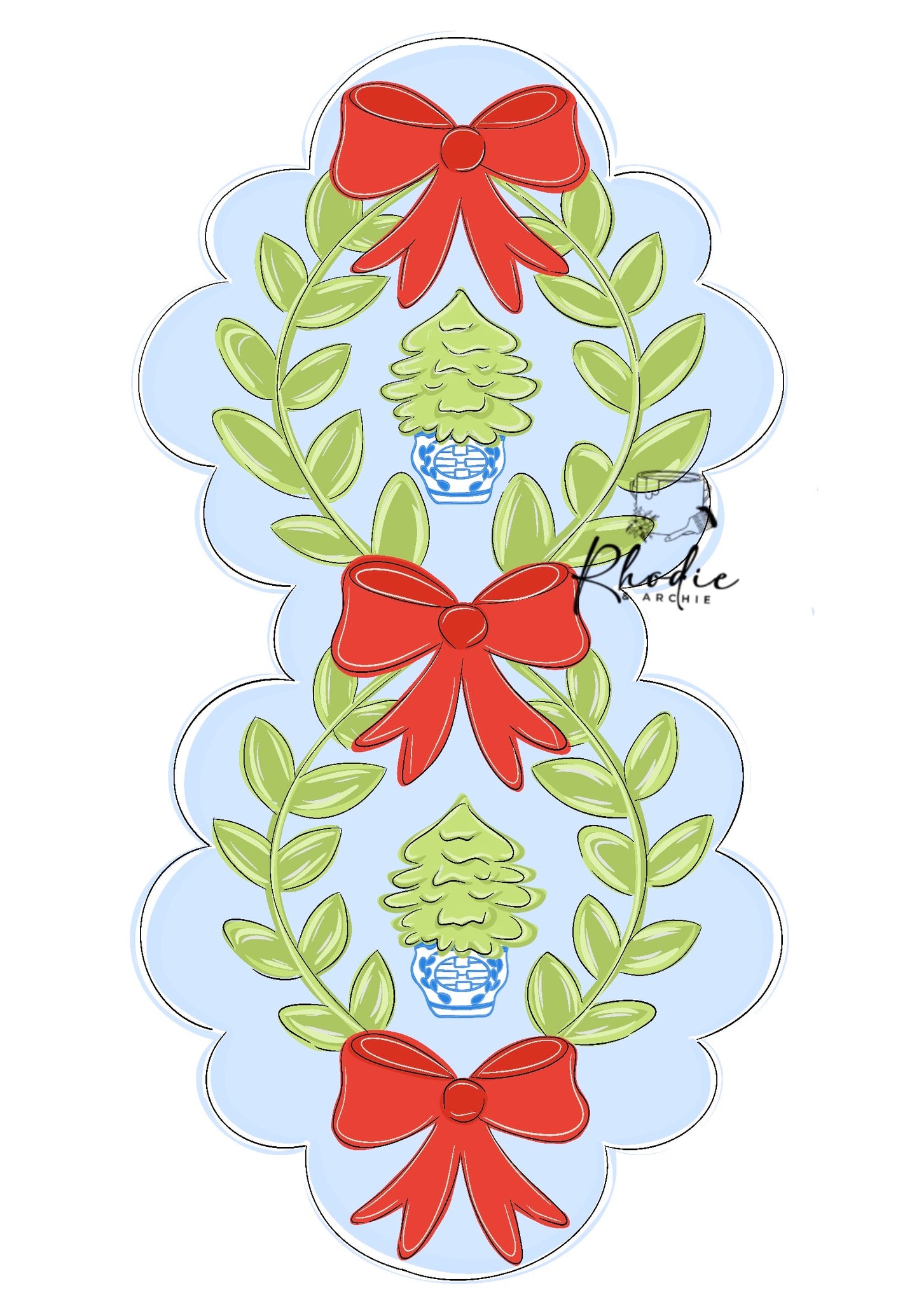 Scalloped Double Tree (RA088)