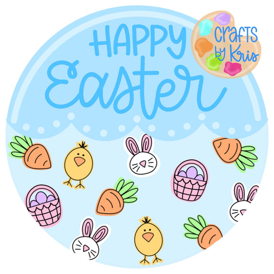 3D Easter Round (CK022-3D)