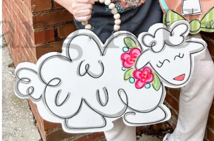 Lamb | Unfinished DIY Craft Blank