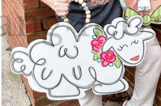 Lamb | Unfinished DIY Craft Blank