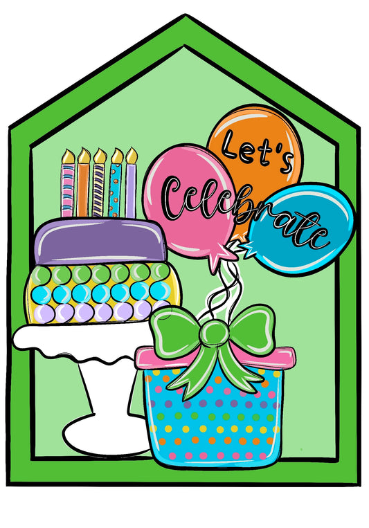 Let's Celebrate Plaque (RA090)