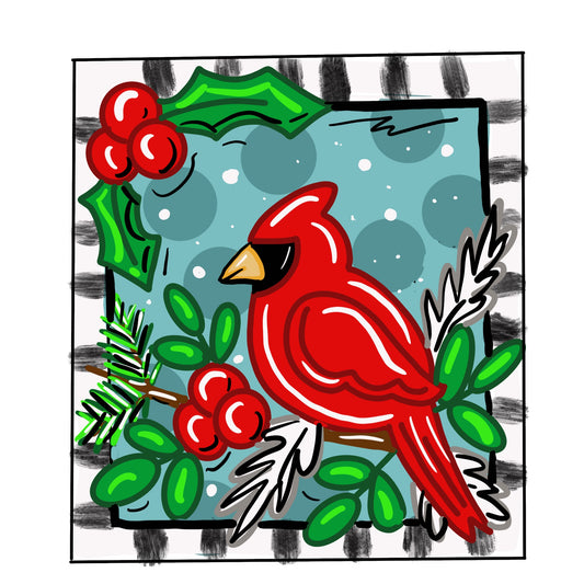 Cardinal Square | DIY Plywood Cutout