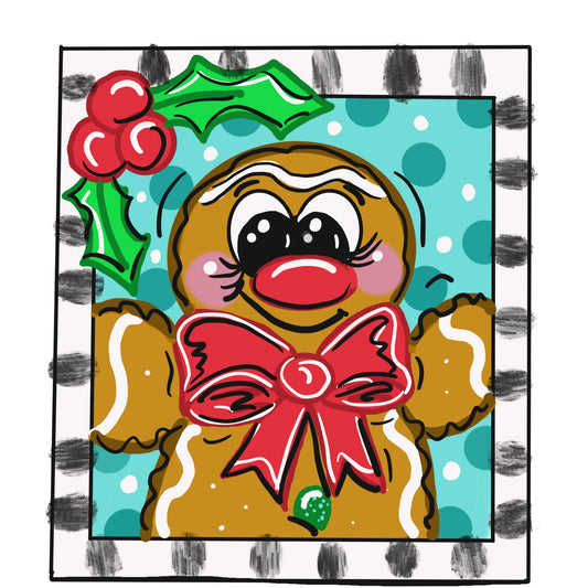 Gingerbread Square | Unfinished DIY Craft Blank