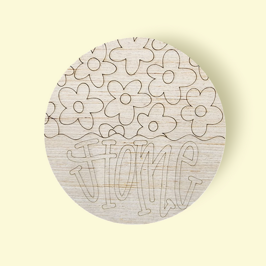 Flower Home Round (HC155)