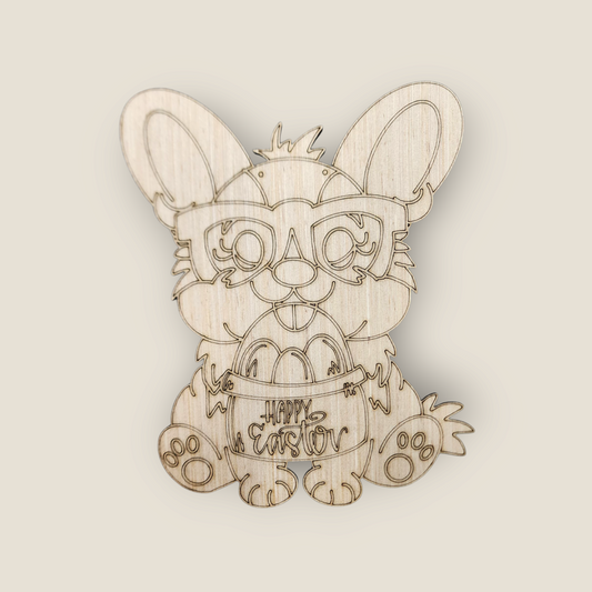 Happy Easter Corgi (MJ022)
