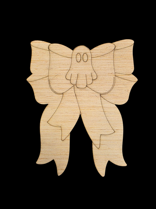 Ghost Halloween Bow (RL005)