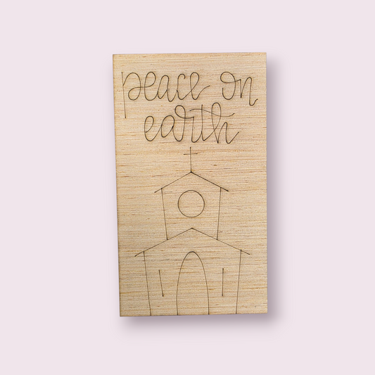 Peace On Earth Church Ornament (RL010)