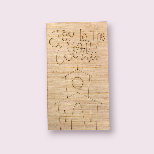 Joy To The World Church Ornament (RL007)