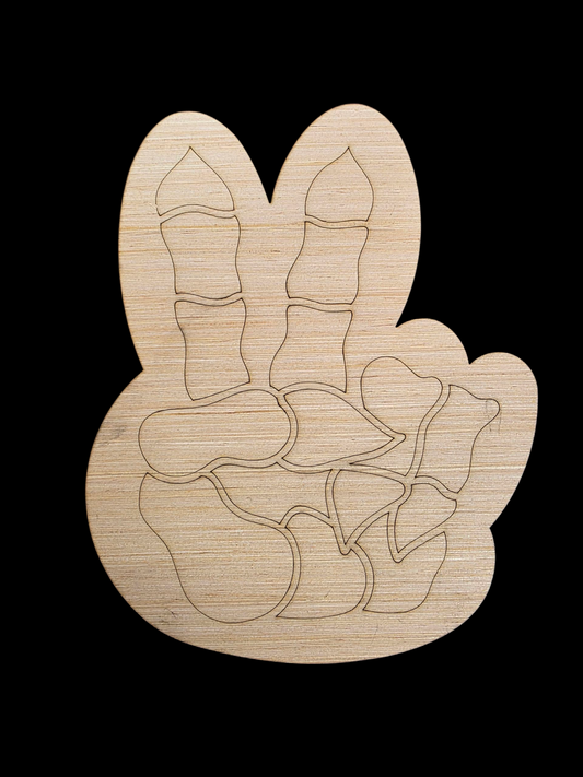 Skeleton Peace Hand (RL035)