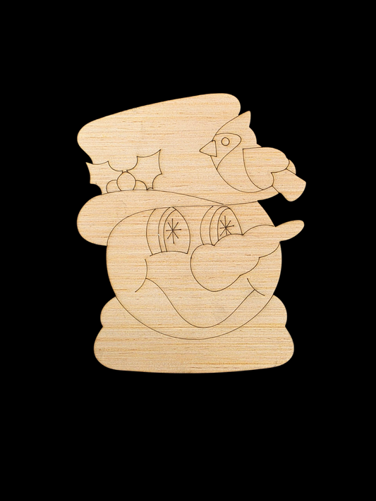 Cardinal Snowman (RL037)