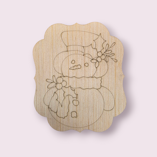 Snowman Plaque (DD056)