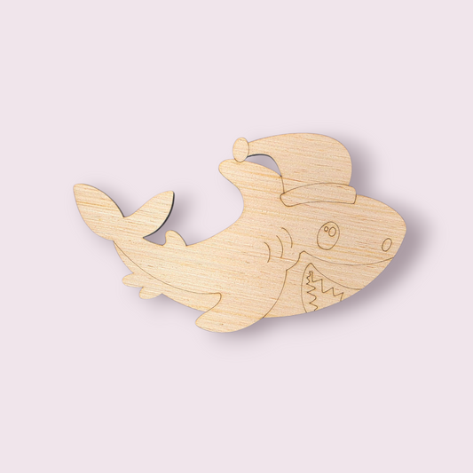 Holly Jawly Shark Ornament (KA023-O)