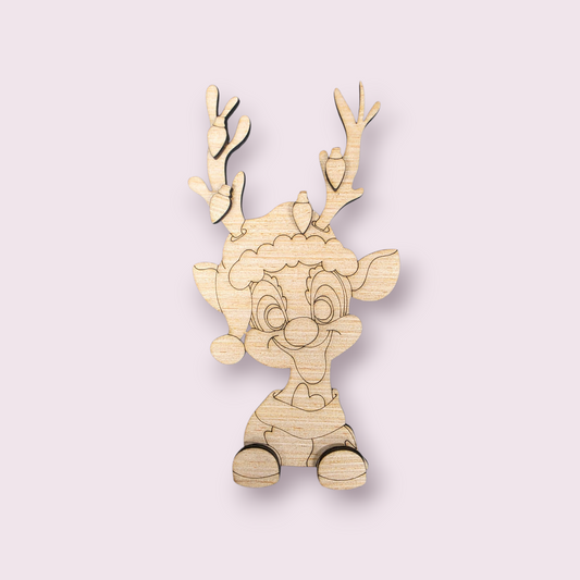 3D Reindeer With Lights (MJ141-3D)