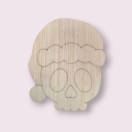 Santa Skull Ornament (WP038-O)