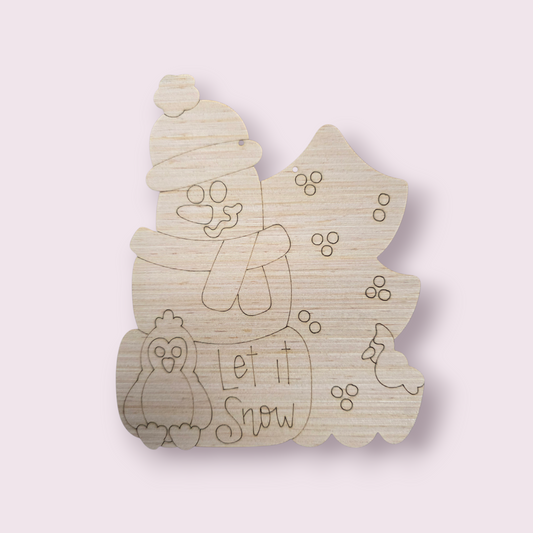 Snowman & Penquin Tree (KW123)