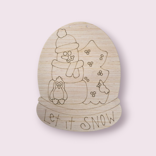 Let It Snow Globe (KW127)