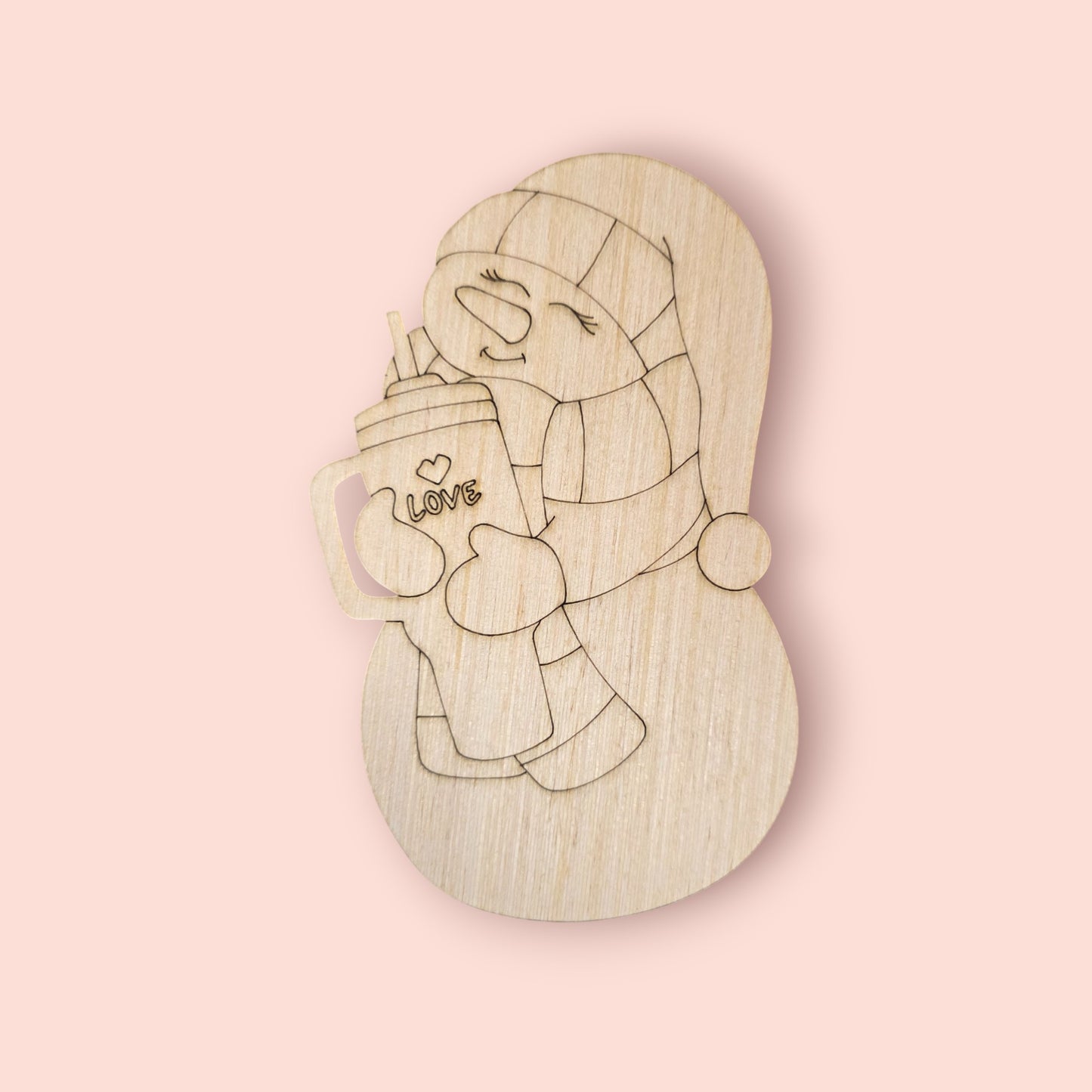 Snowman Holding Stanley (PC154)