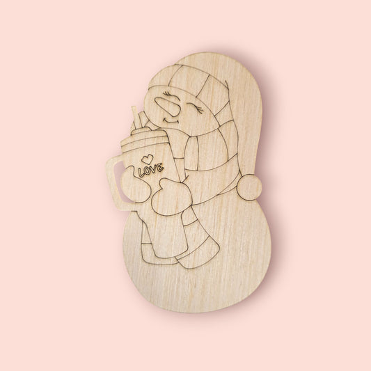 Snowman Holding Stanley (PC154)