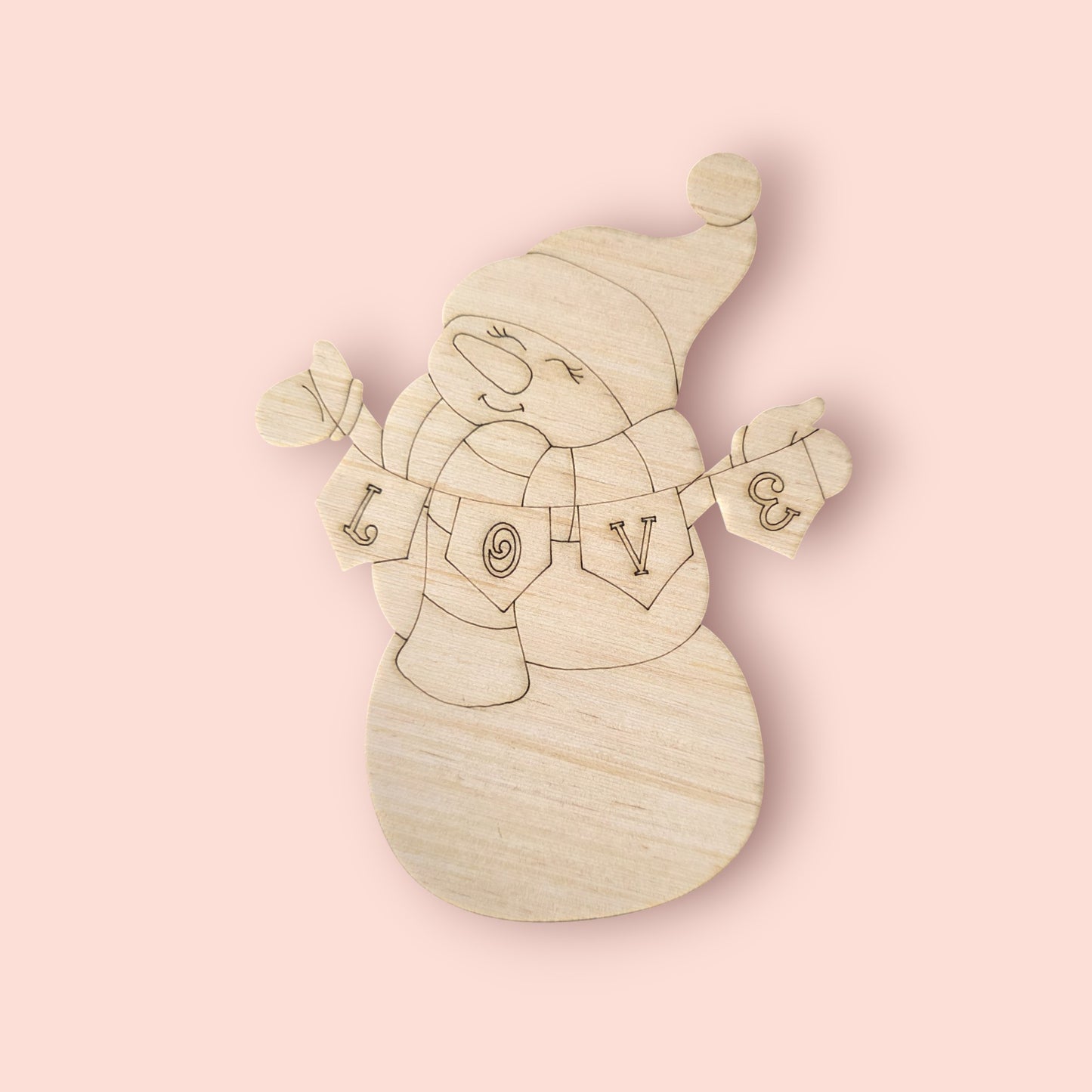 Love Banner Snowman (PC155)