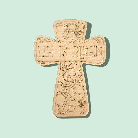 He Is Risen Cross (PC169)