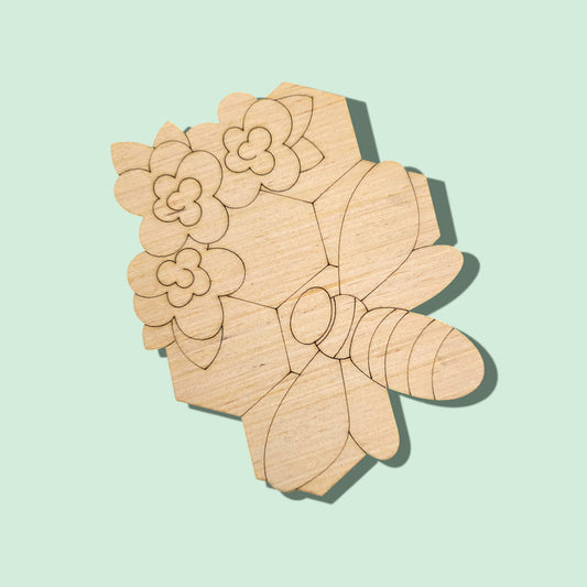 Horizontal Bee (RL084)