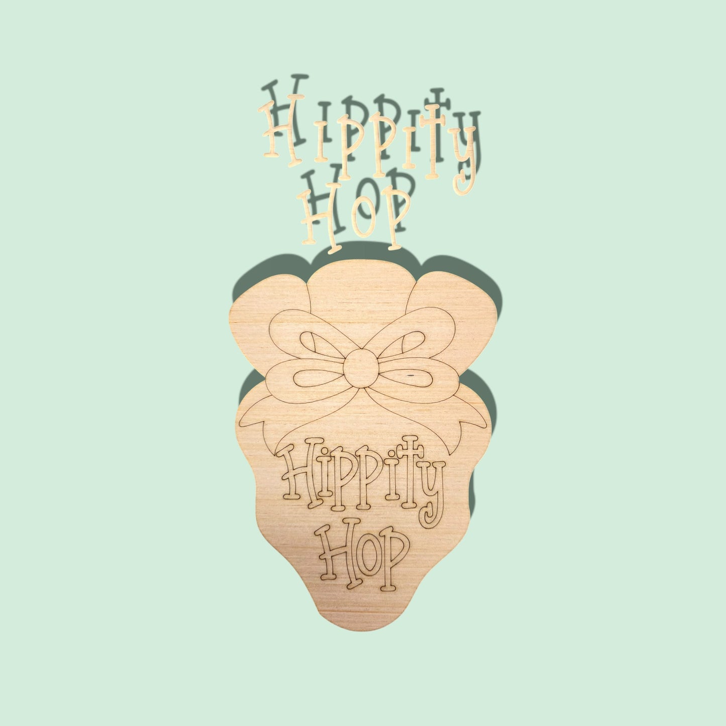 3D Hippity Hop Carrot (RL076-3D)