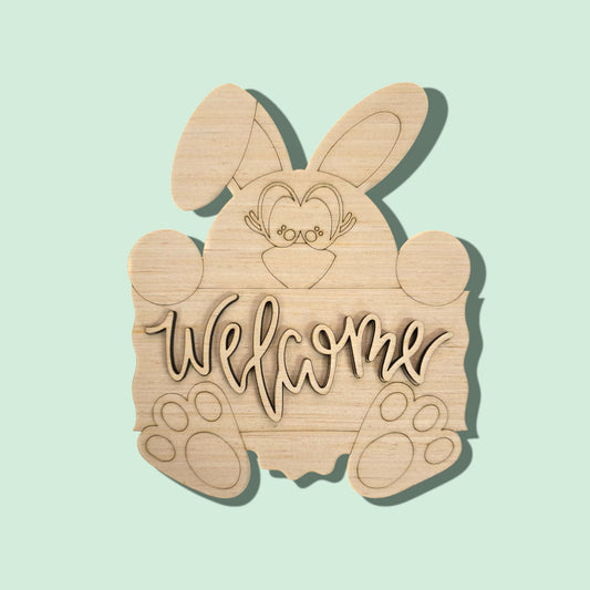 3D Welcome Bunny (RL086-3D)