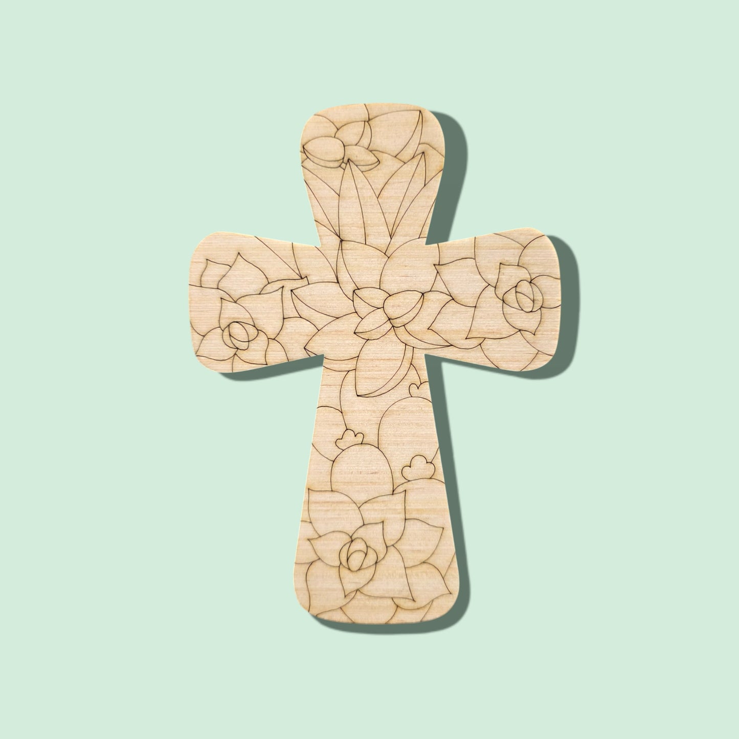 Succulent Cross (PC093)