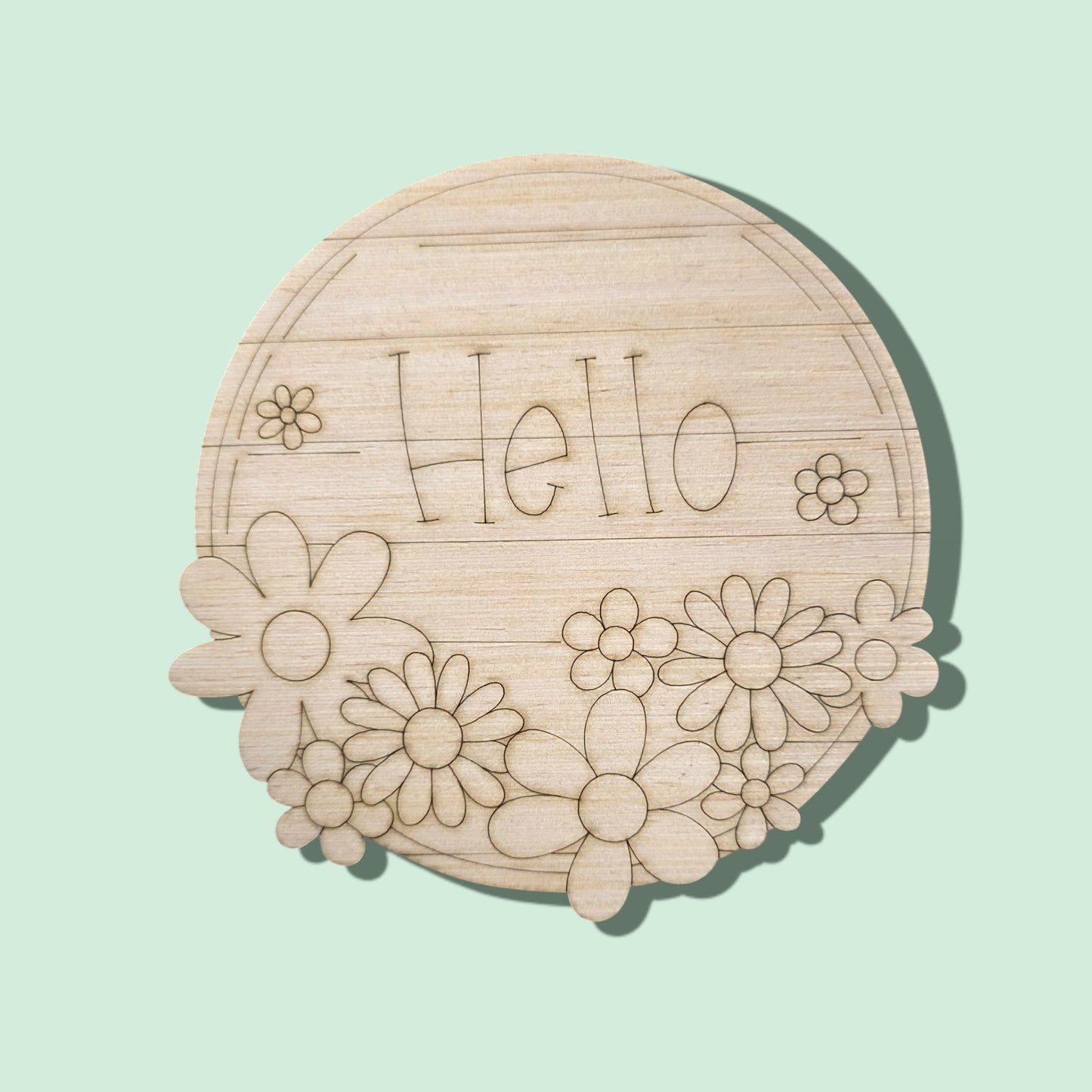 Floral Hello Round (PC108)