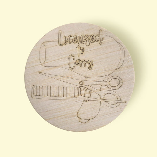 License To Carry Hairstylist (PC107)