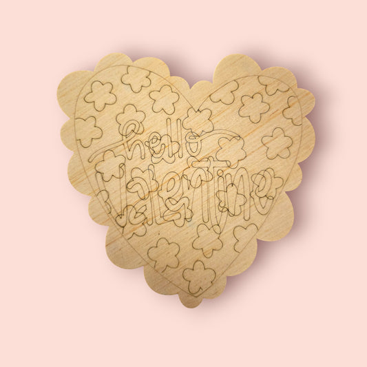 3D Patterned Hello Valentine (CK003-3D)