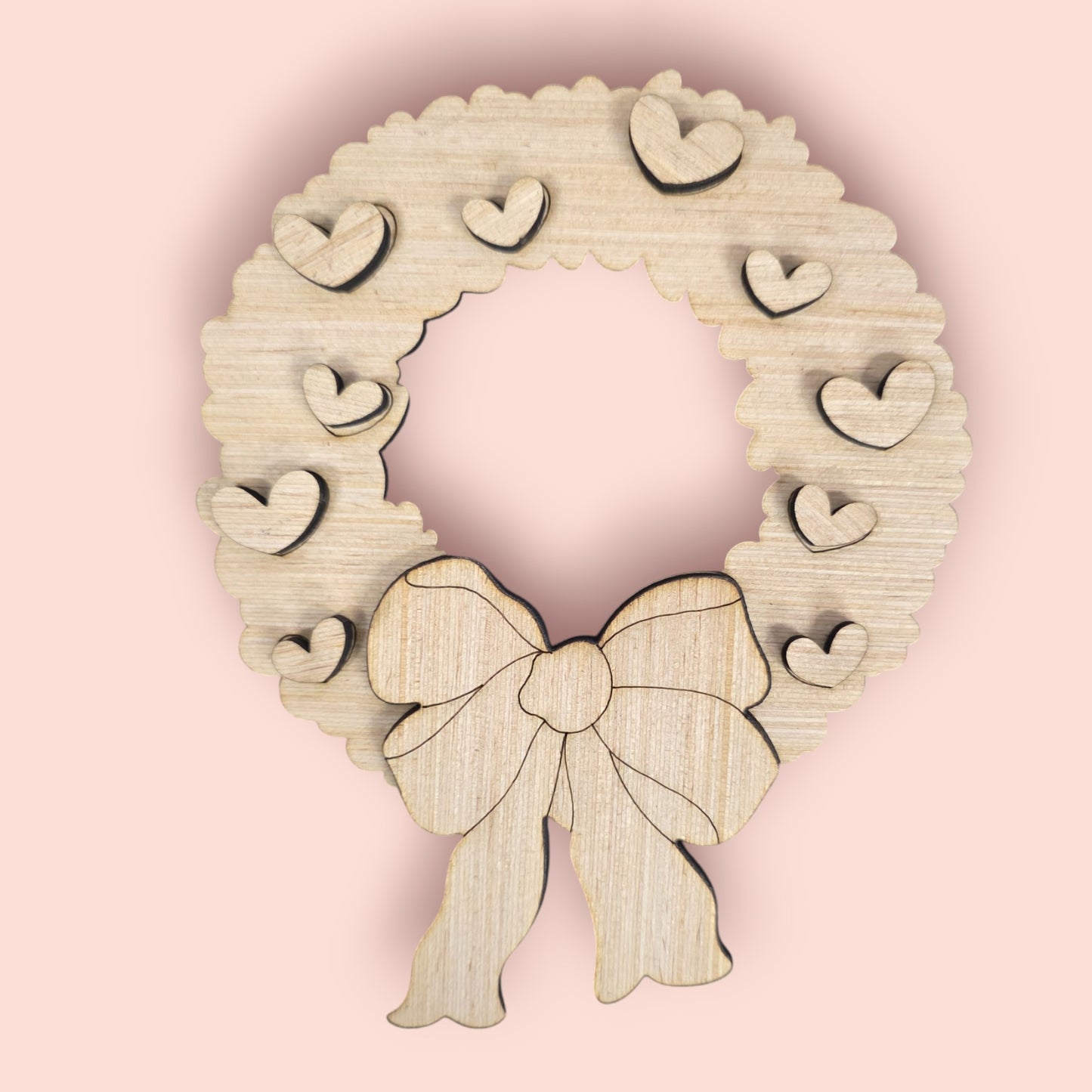 3D Valentine Wreath (MJ144-3D)