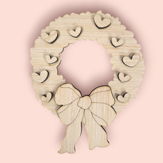 3D Valentine Wreath (MJ144-3D)