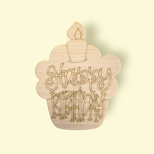 Happy Birthday Cupcake (AB003)