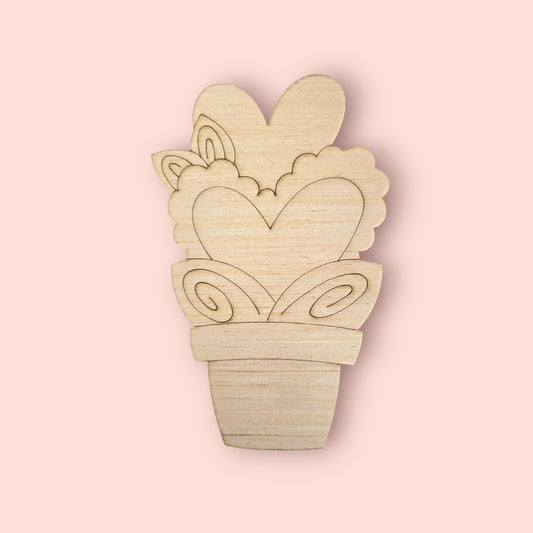 Valentine Heart Pot (AB013)