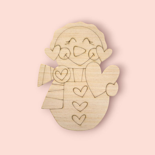 Valentine Snowman (AB014)