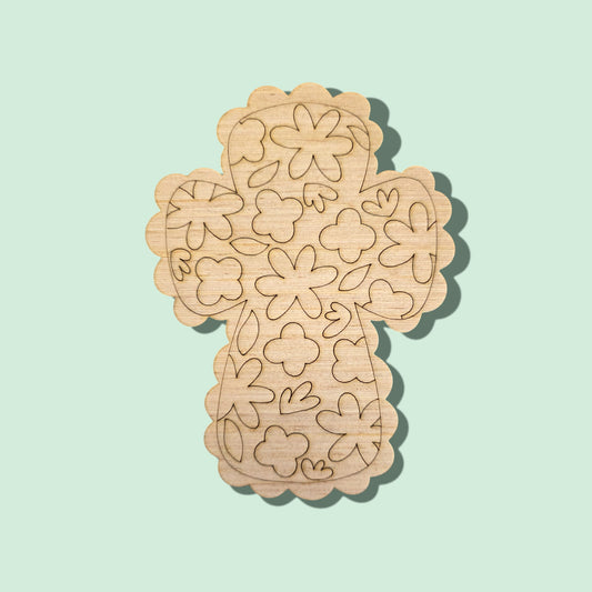 Floral Cross (AB022)