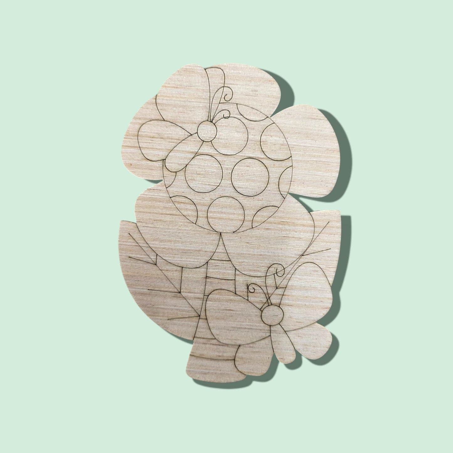 Spring Flower With Butterflies (AB050)