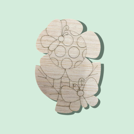 Spring Flower With Butterflies (AB050)