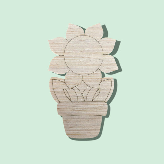 Sunflower In Pot (AB051)