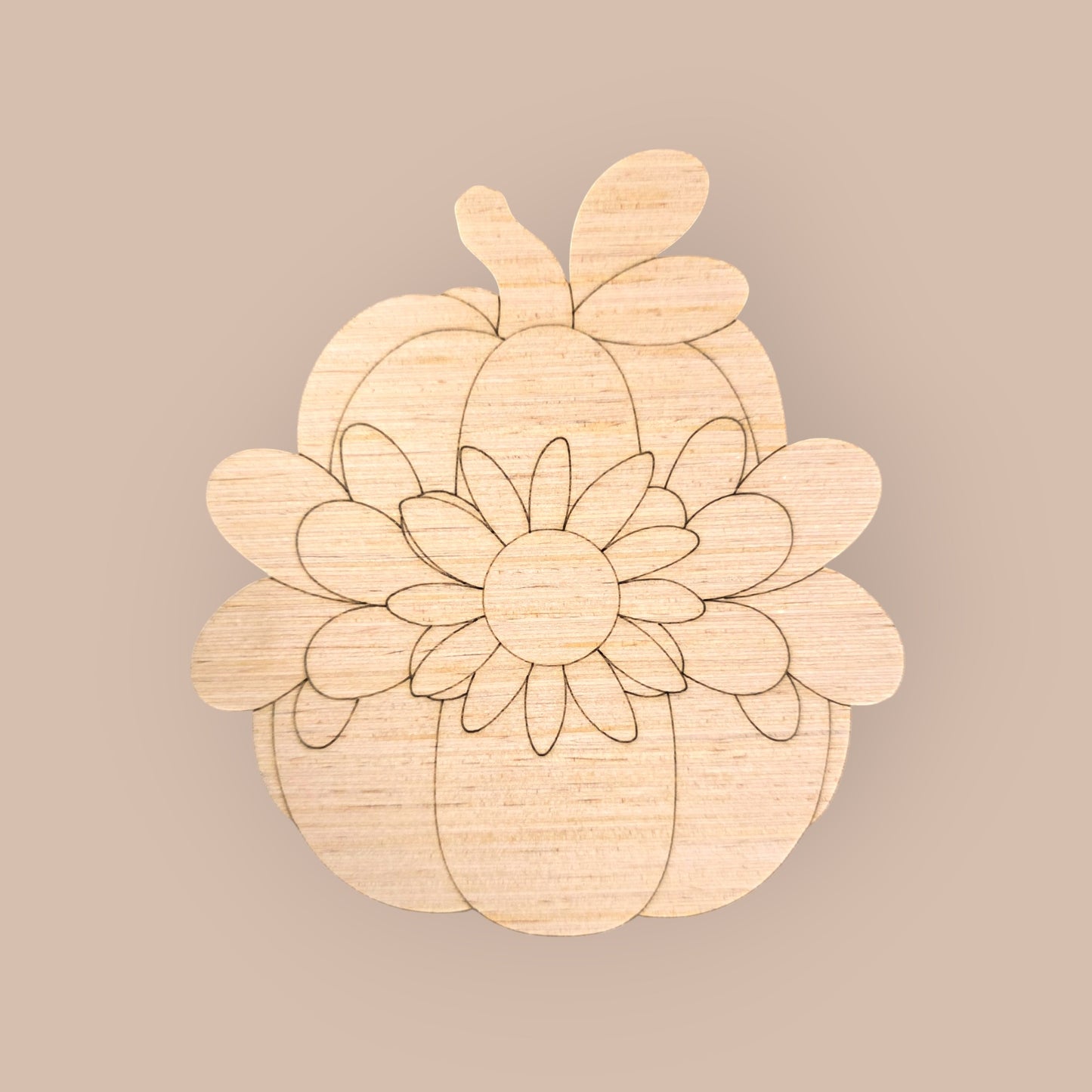 Floral Stacked Pumpkins (AB098)
