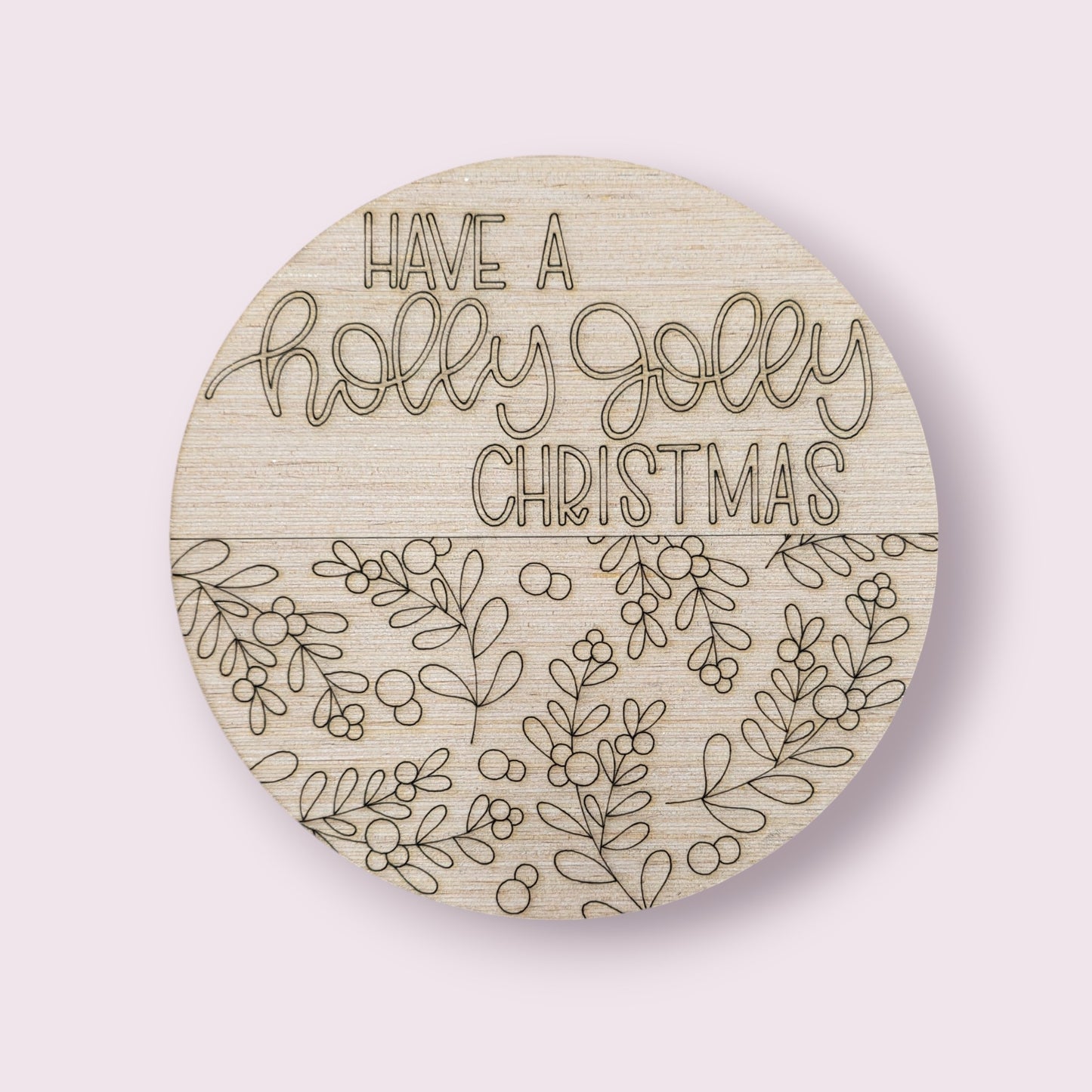 Holly Jolly Christmas Round (AB116)