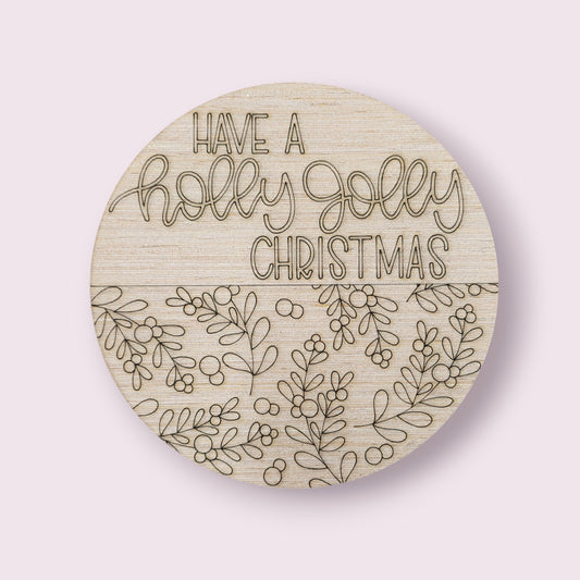 Holly Jolly Christmas Round (AB116)