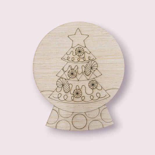 Candy Christmas Tree Snowglobe (AB111)