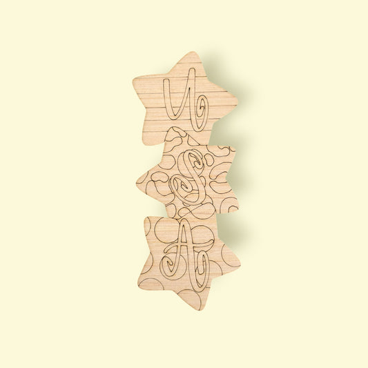 Stacked USA Star (AB153)