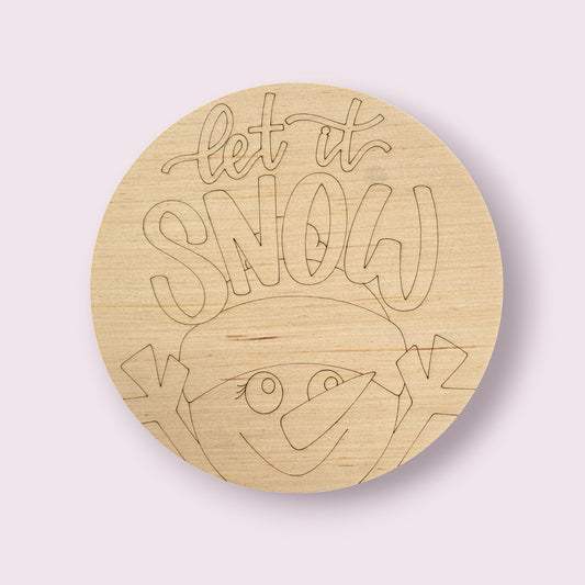 Let It Snow Ornament (AB123-O)
